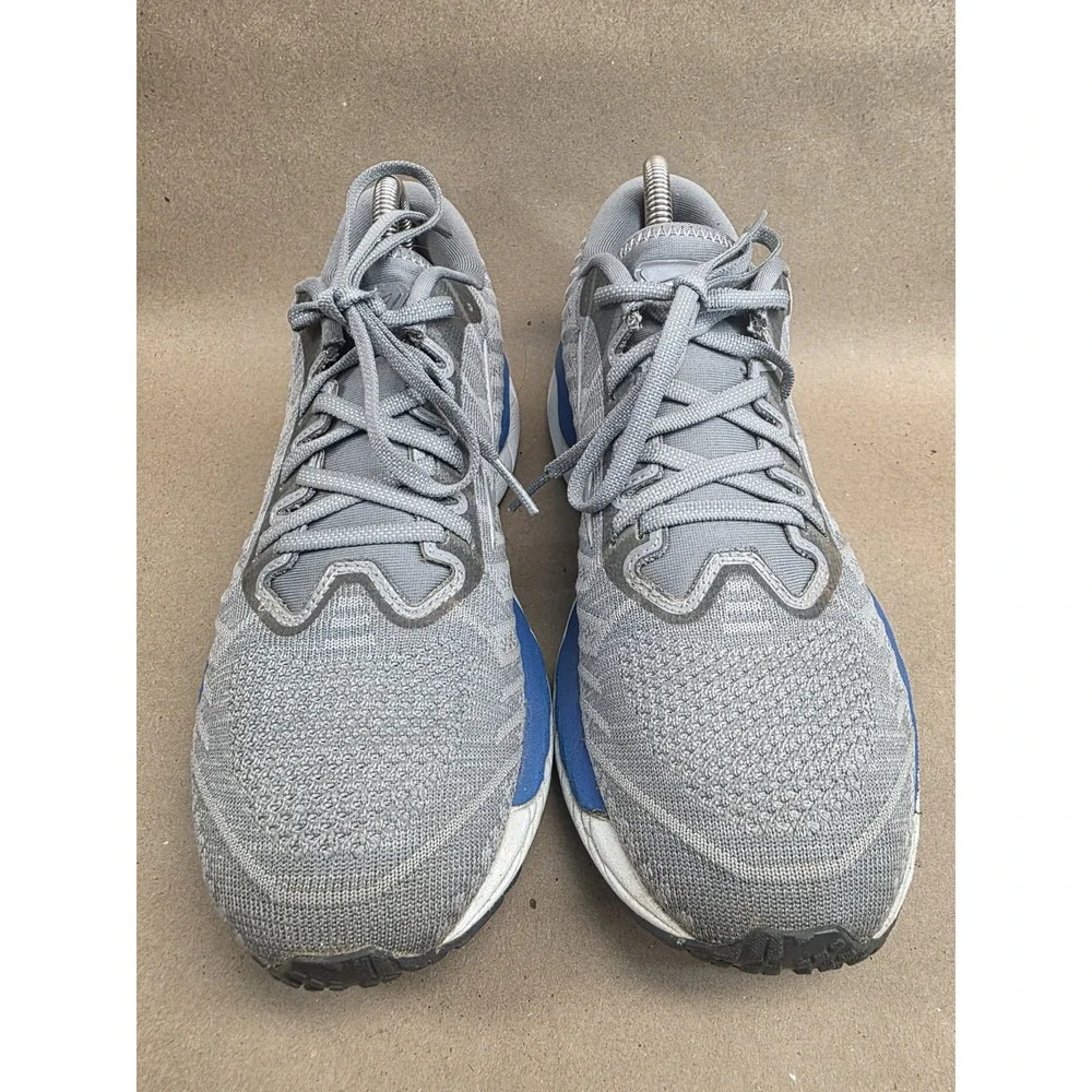 Mizuno (Sz 8.5) Wave Sky 4 Waveknit Shoes Mens Size Gray Running Comfort Walking